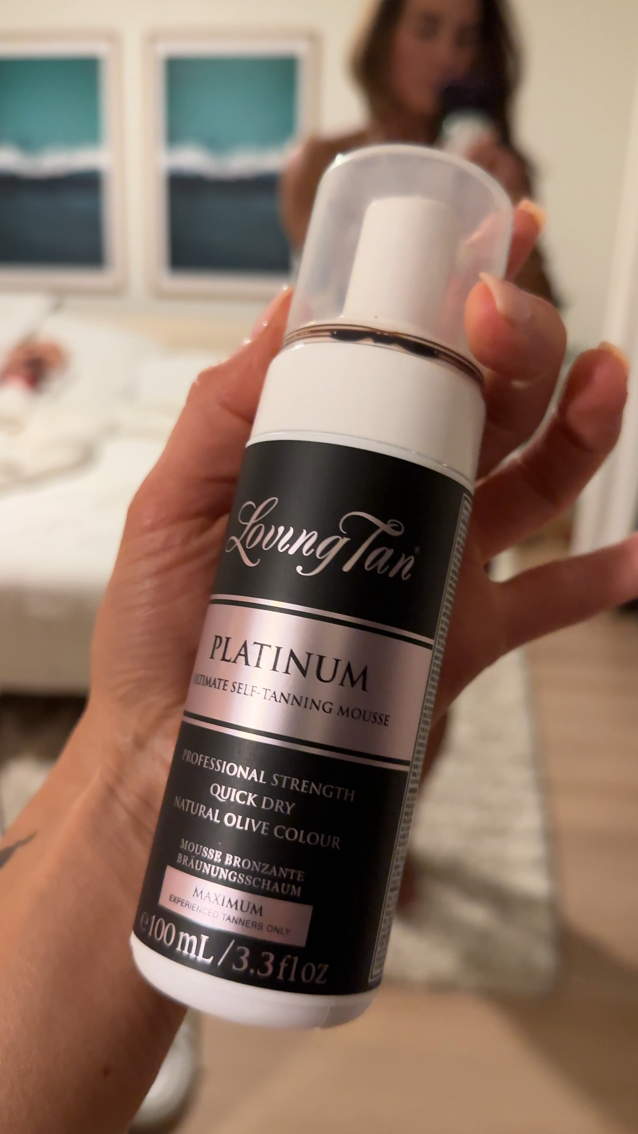 Trying Loving Tan’s platinum tan for the first time! 

They have a 2 hour express and the one I used was an 8 hour develop. I’ve used the lighter shade in 2 hour express and it works just as good as the long develop!  You can’t go wrong with loving tan! This isn’t sponsored I just love a good tan! 

#LTKfitness #LTKVideo #LTKtravel