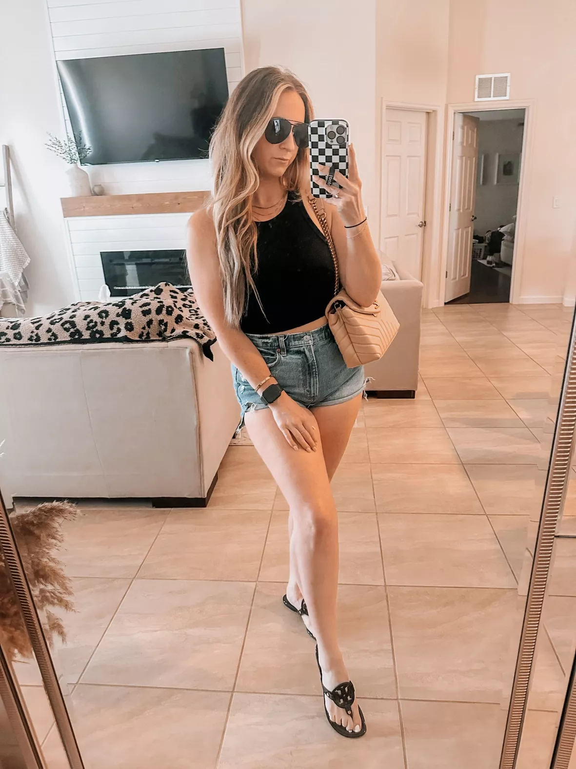 High Waisted Denim Mom Shorts - How To Style Them Now.