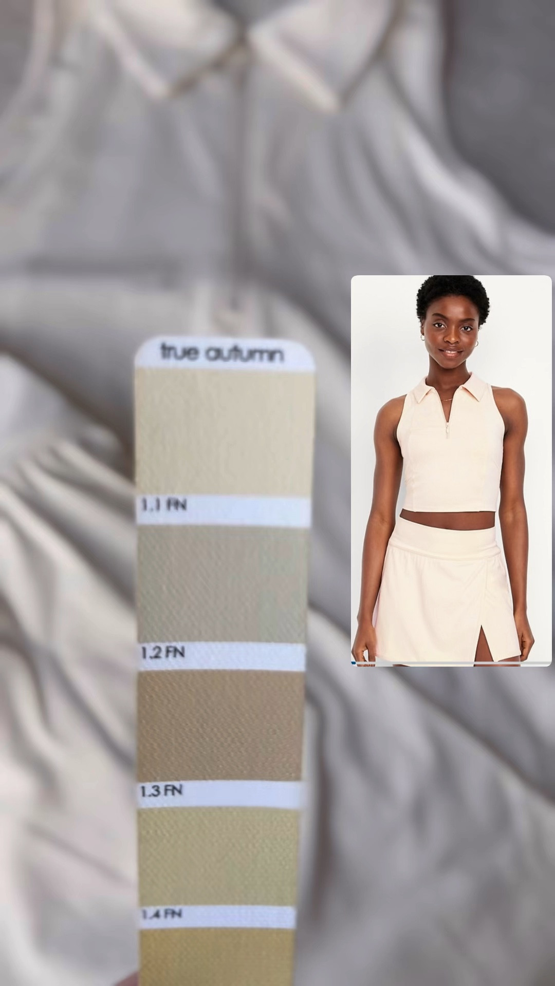 Old navy active matching set, golf, tennis, cropped polo, skirt, cream, ivory, off white, oyster, true autumn, soft autumn, dark autumn, hocautumn, house of colour autumn, color analysis, warm white, muted white, budget, midsize, tall, petite, plus, howlite

#LTKMidsize #LTKActive #LTKFindsUnder50