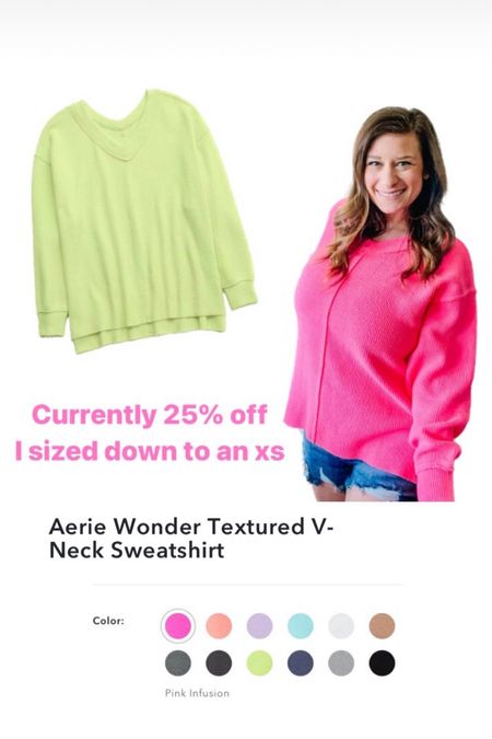 Aerie sweatshirt 25% off

Hot pink / neon / aerie /Ae spring sweatshirt / summer sweatshirt 

#LTKtravel #LTKcurves #LTKsalealert