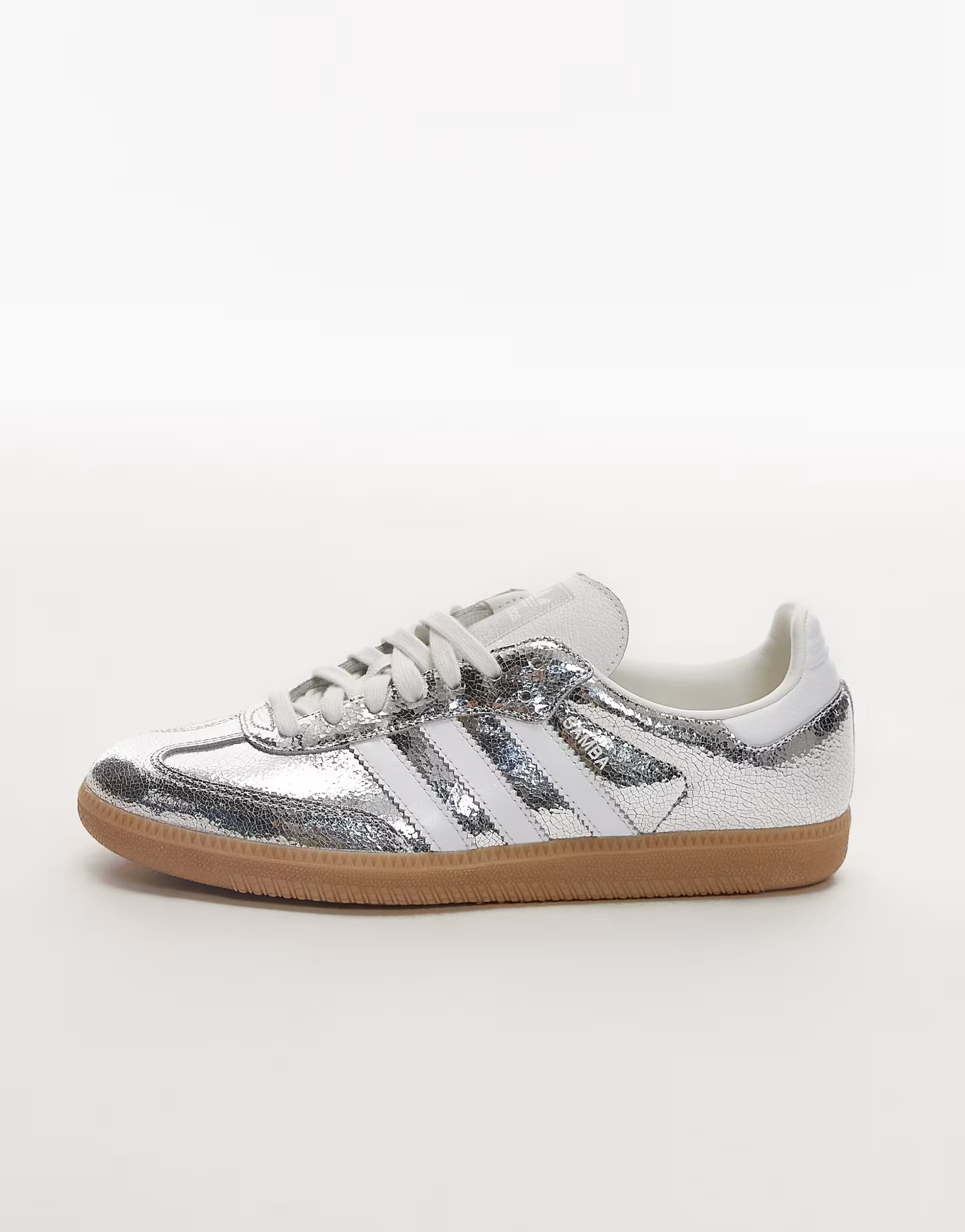 adidas Originals Samba OG trainers in metallic silver | ASOS (Global)