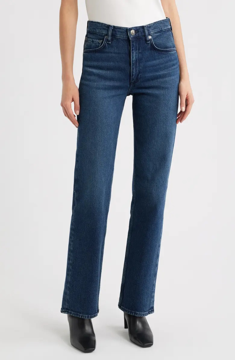 Harlow Mid Rise Straight Leg Jeans | Nordstrom