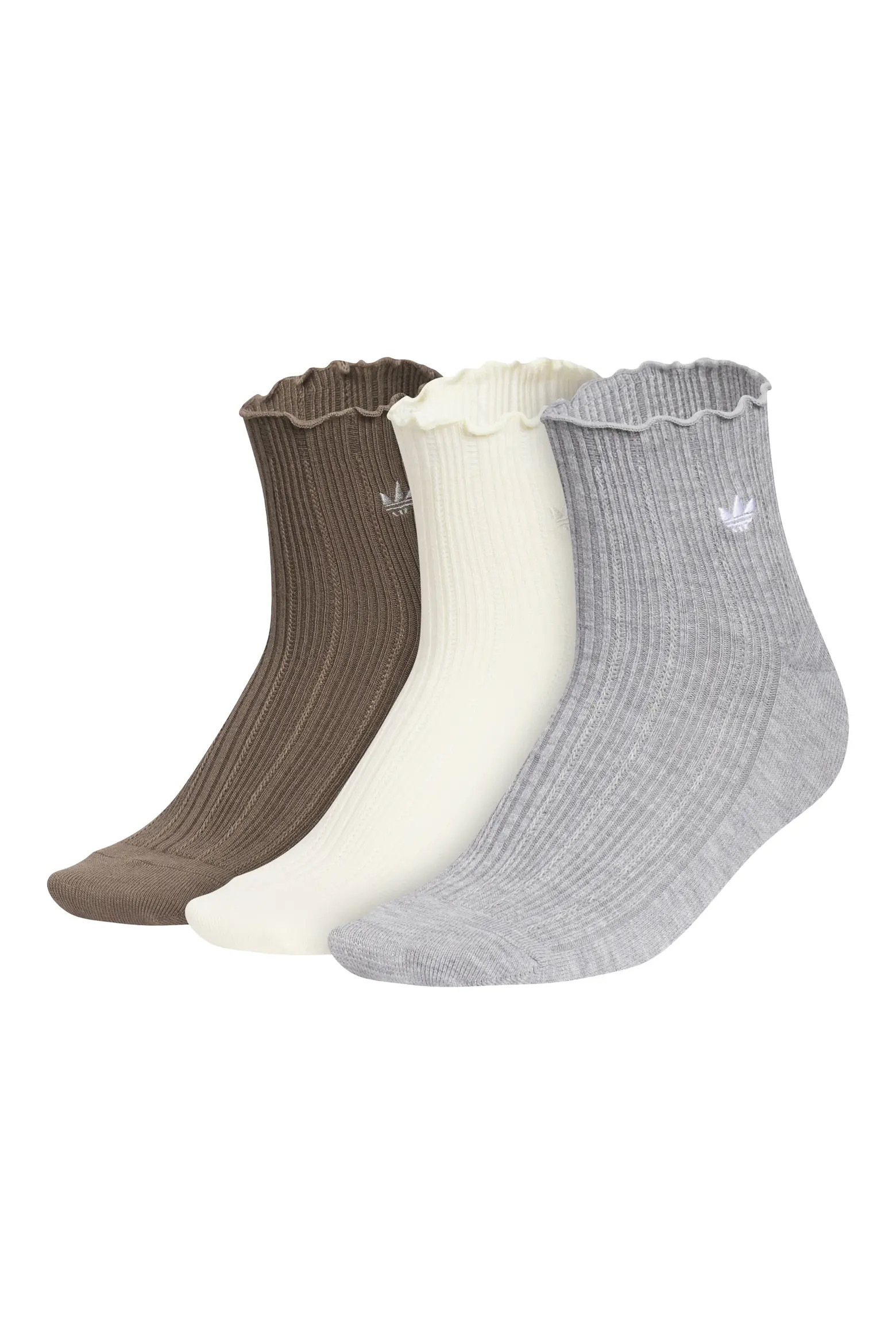 Gender Inclusive Originals Assorted 3-Pack Lettuce Edge Ruffle Quarter Socks | Nordstrom | Nordstrom