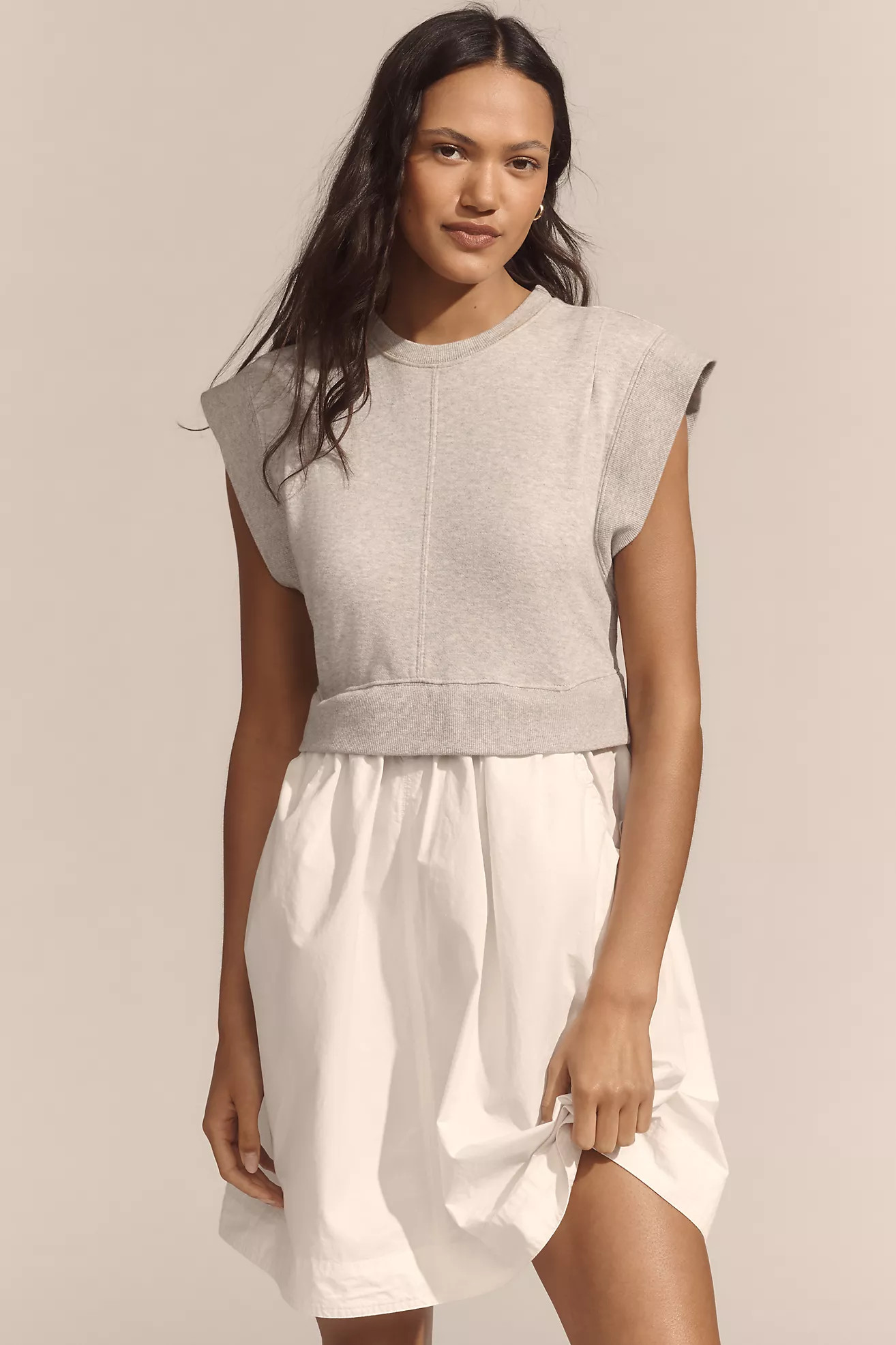Daily Practice Twofer Babydoll Mini Dress | Anthropologie (US)