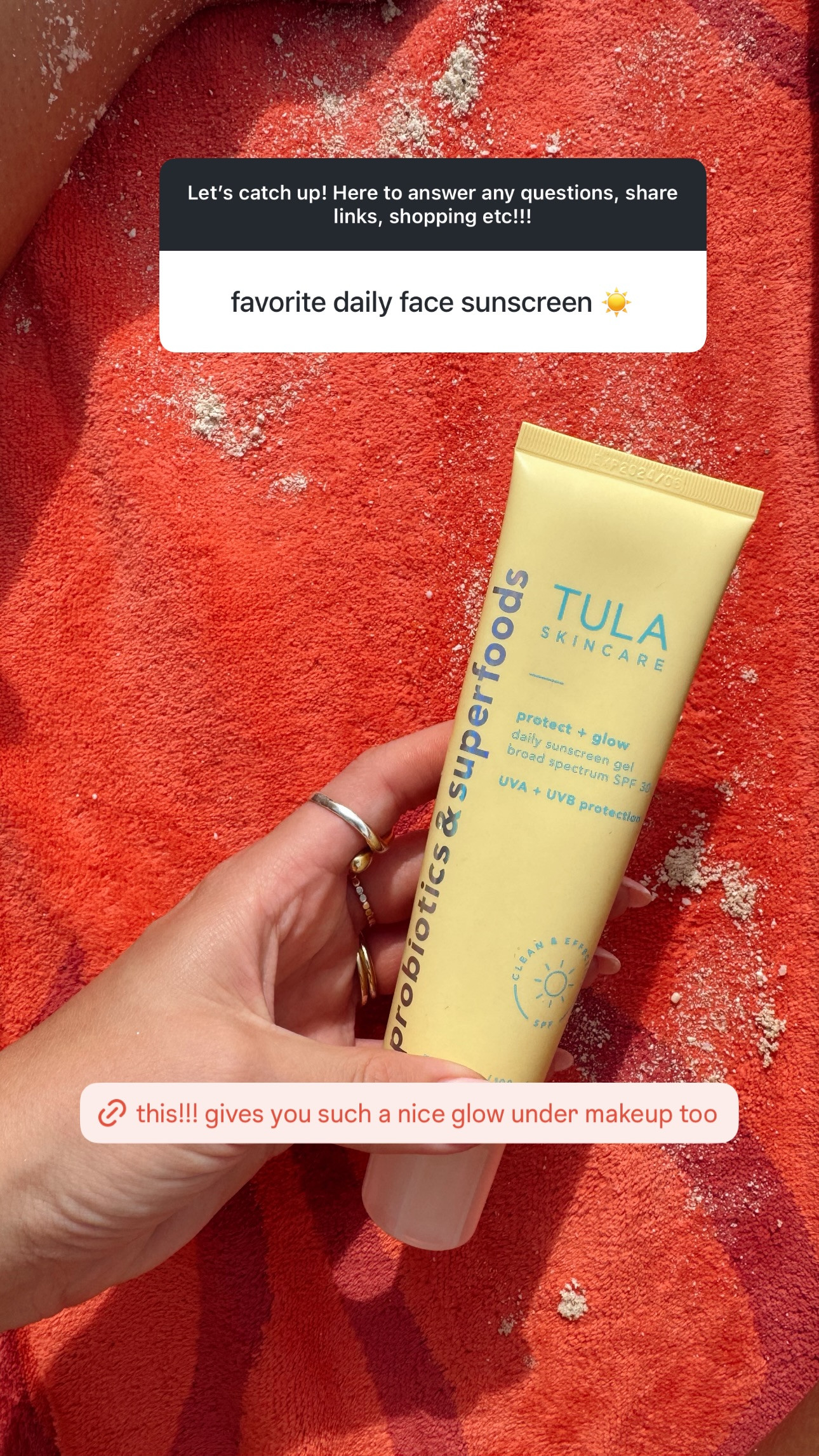 This daily face sunscreen gives you such a nice glow under makeup too 

 #LTKSwim #LTKBeauty