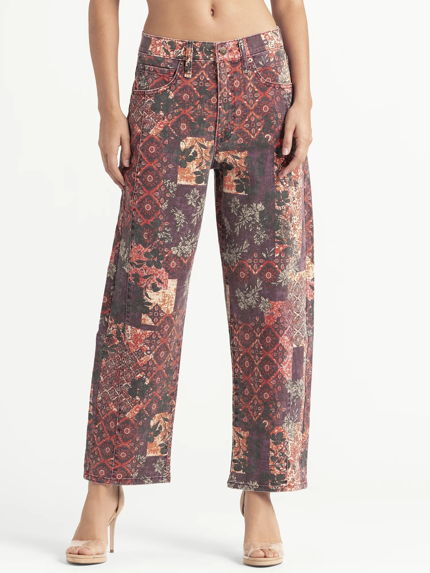 Jessica Simpson Women's Myrtle Barrel Leg Jeans, Sizes 2-16 | Walmart (US)