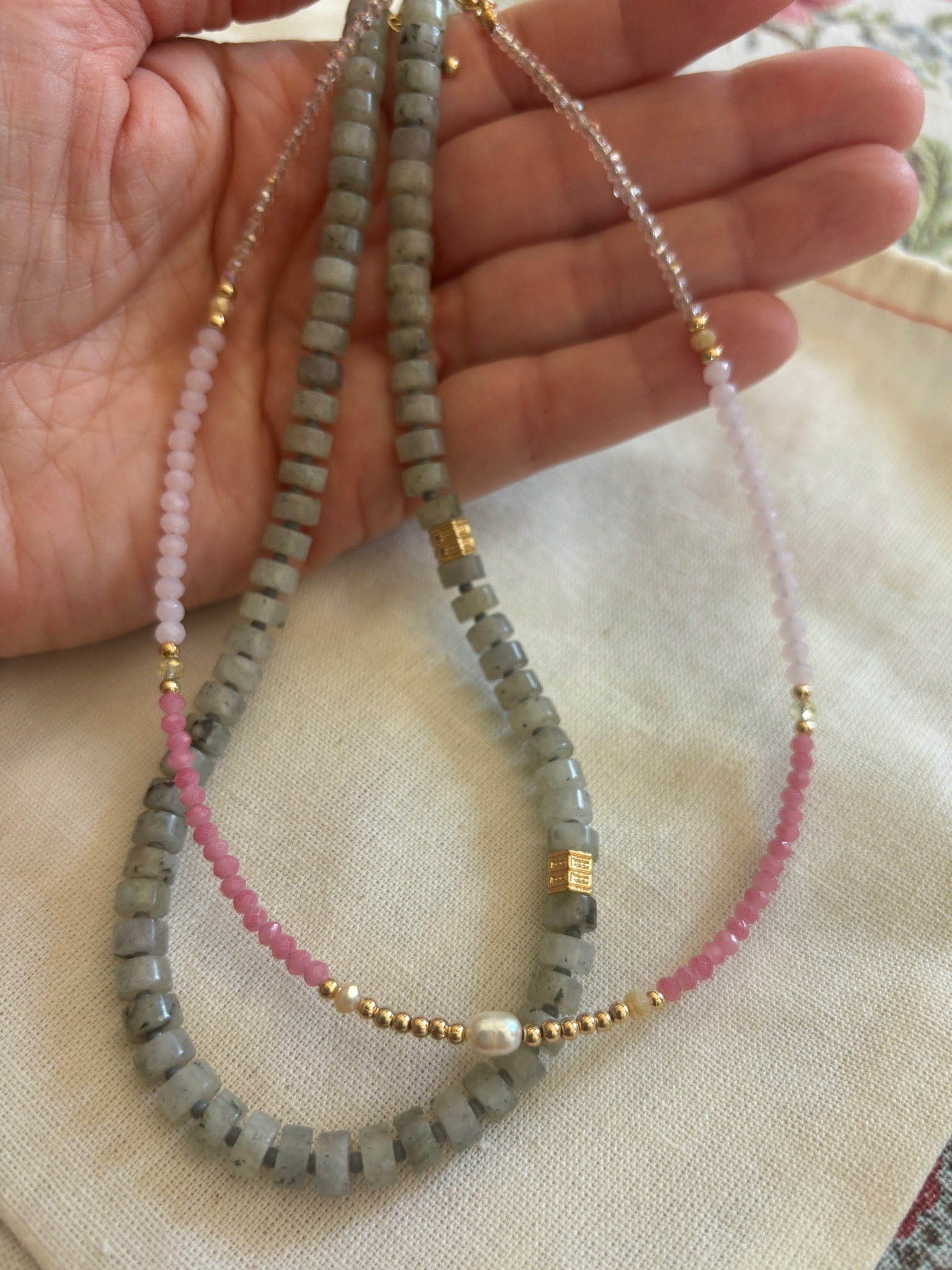 Pretty gemstone necklaces. Wear together or by itself  
Code BF20 for 20% off 

#LTKStyleTip #LTKSaleAlert
