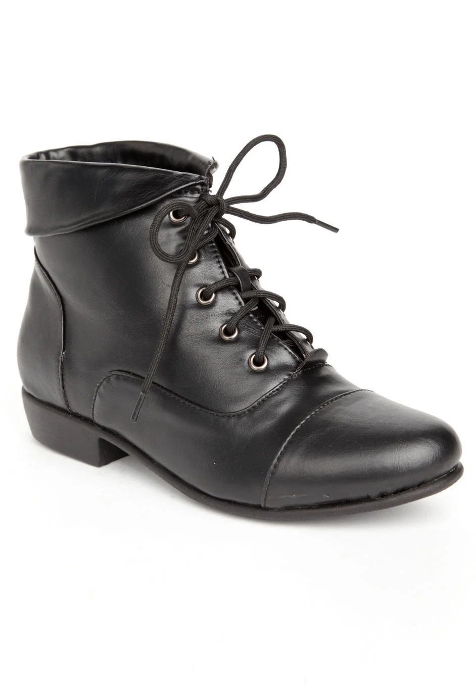 Comfortview Darcy Bootie Lace-Up Short Ankle Boot Women's Winter Shoes (Wide Widths Available) | Walmart (US)