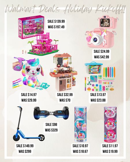 @Walmart Holiday Kickoff Sale starts 10/9 at 12pm ET through 10/12!  Grab these toys for your kids! Kids gift guide - girls gift guide #walmartpartner #walmart

#LTKHolidaySale #LTKGiftGuide #LTKkids