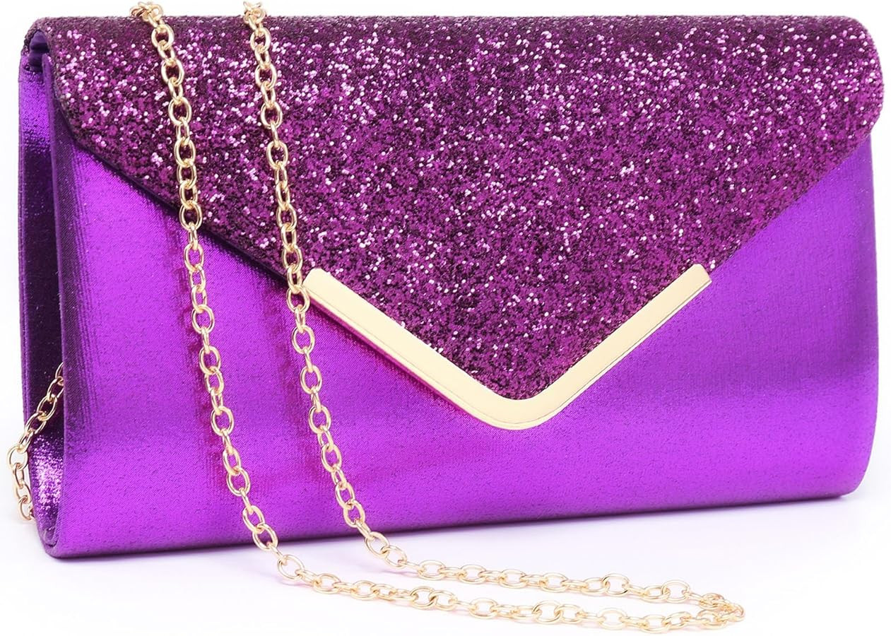 Dasein Women Evening Bags Formal Clutch Purses for Wedding Party Prom Handbags with Shoulder Stra... | Amazon (US)