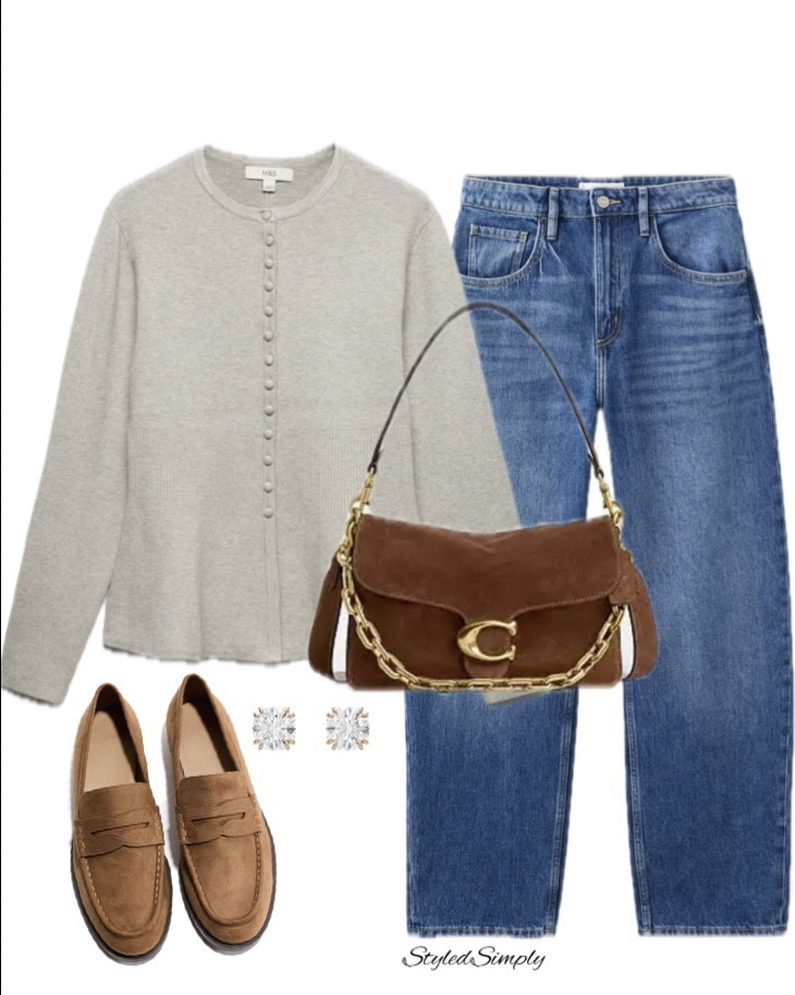 Cardigan style - perfect for Spring.

Same cardigan style but in 2 different colours.

Cardigan outfit, daily style, highstreet style, Street style, Marks & Spencer, everyday outfit, minimal style, easy style, workwear 

#LTKuk #LTKspring #LTKFashionMonth