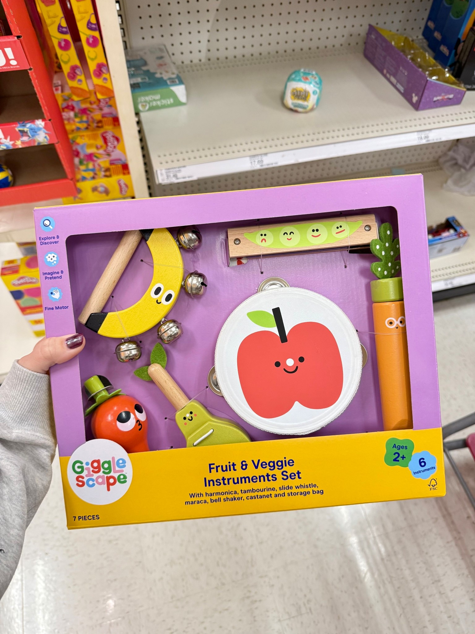 Fruit & Veggie Instruments Set - 6pc - Gigglescape™: Music Toys, Instrumental Play, Musical Instruments for Kids

#LTKKids #LTKGiftGuide #LTKHoliday