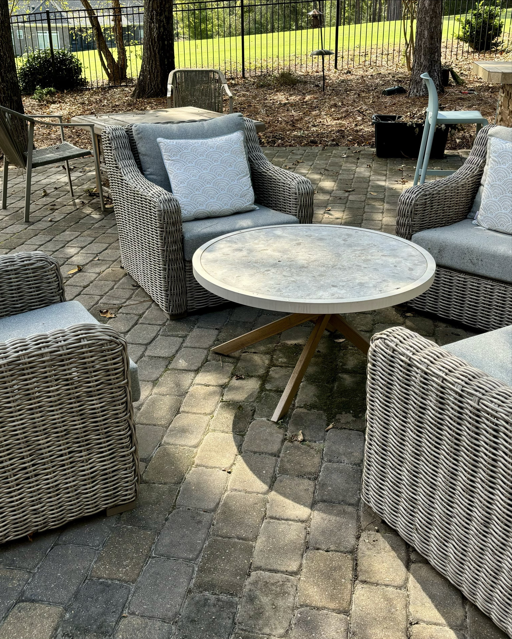 I love these patio chairs. They come with covers as well to help protect them and make them last longer.

#LTKSeasonal #LTKHome #LTKFamily