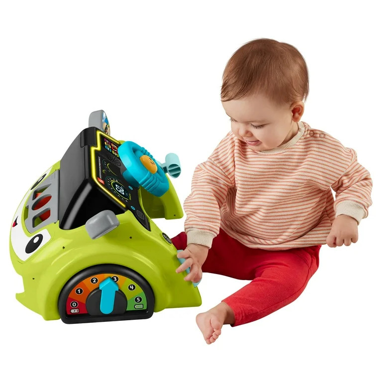 Fisher-Price Laugh & Learn Sit & Steer Driver Activity Center Learning Toy for Infants & Toddlers | Walmart (US)