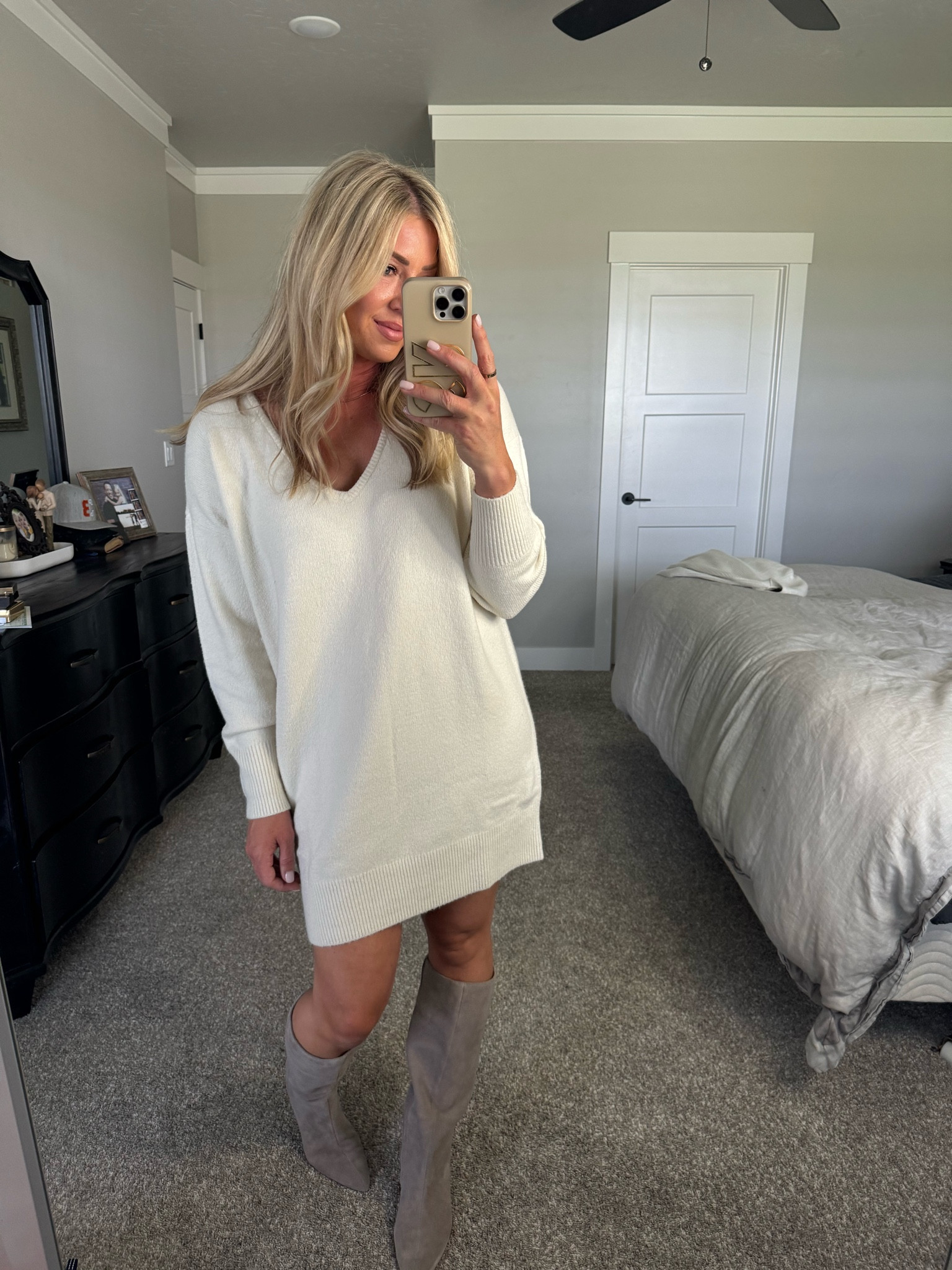 Popular sweater dress 
Knee high boots 
Both true to size 
NSale 
Nordstrom Anniversary Sale 

#LTKOver40 #LTKxNSale #LTKFindsUnder50