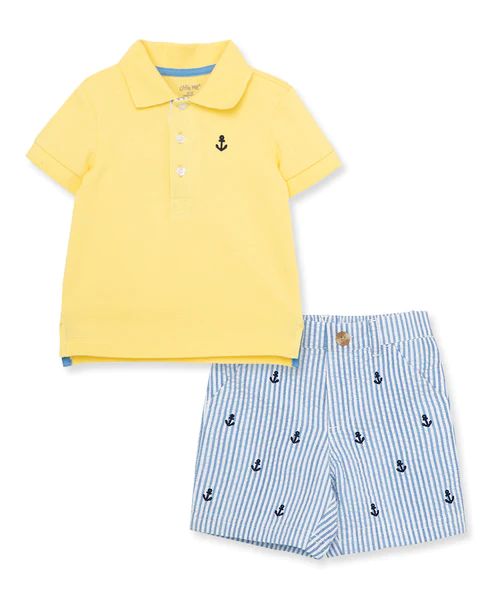 Anchor Polo Short Set | Little Me