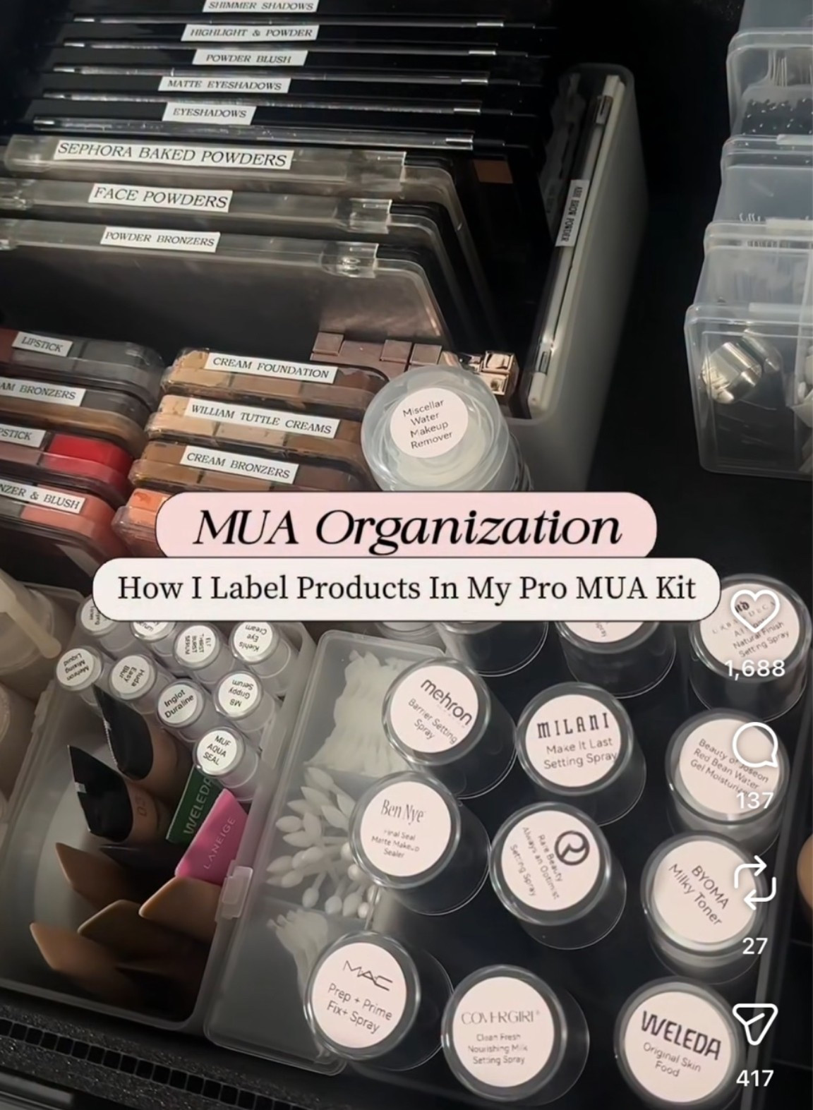 Label makers, stickers, and bottles