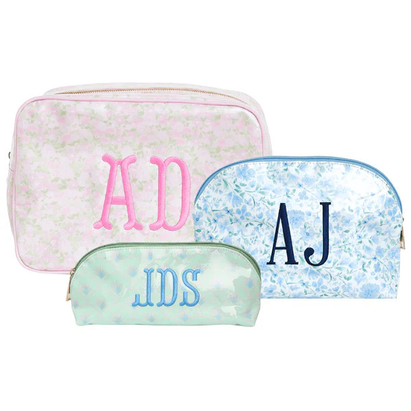 Clear Coated Pouch | Sprinkled With Pink