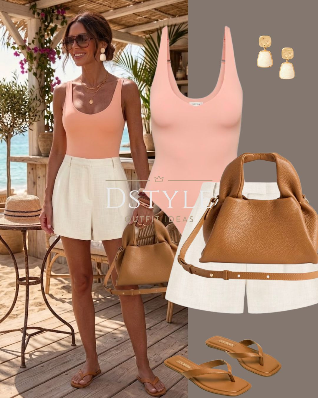 Chic & effortless for warm summer days ☀️

#SummerStyle #LinenShorts #NeutralOutfit #CasualChic #EverydayStyle

#LTKootd
