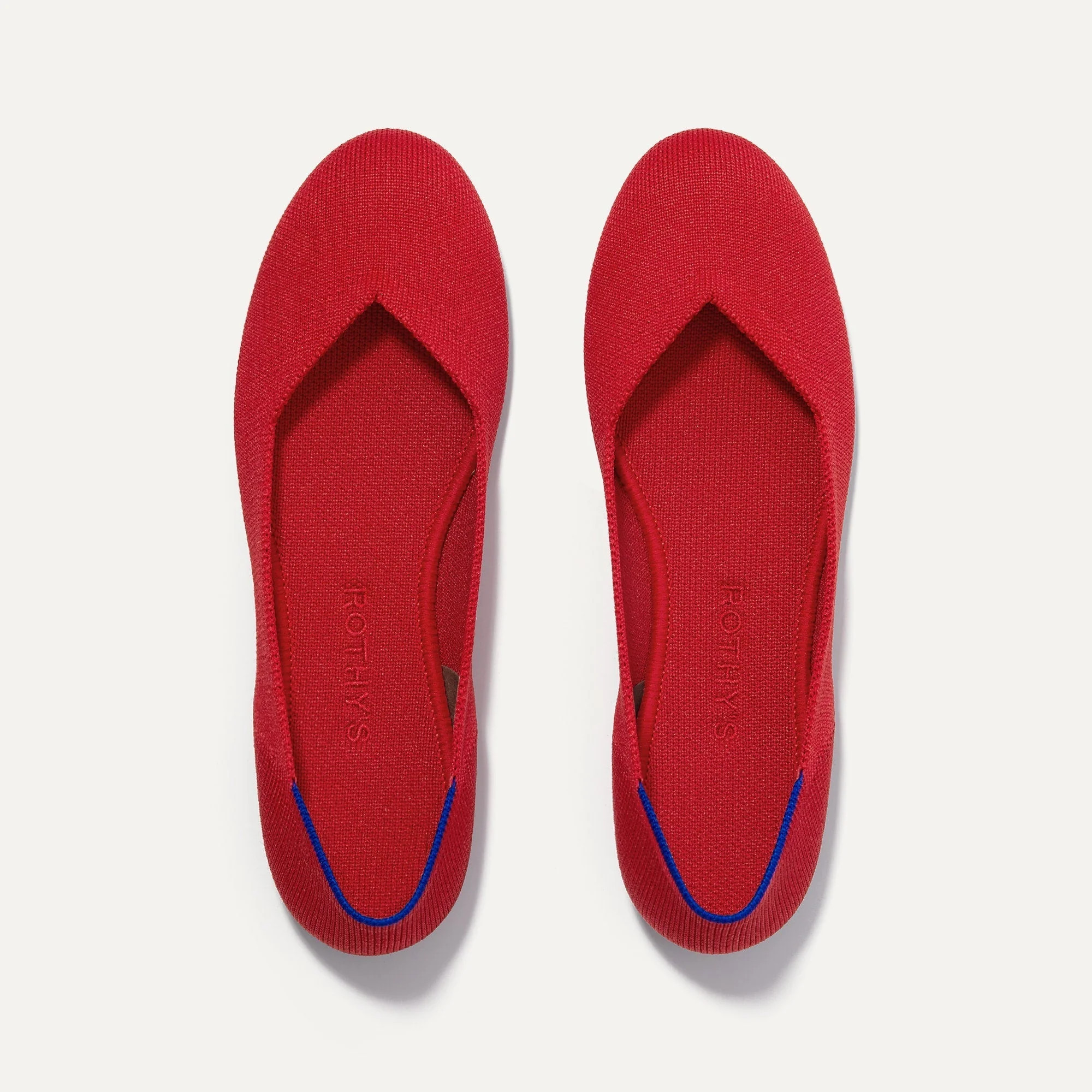 The Flat in Bright Red | Women's Shoes | Rothy's | Rothy's
