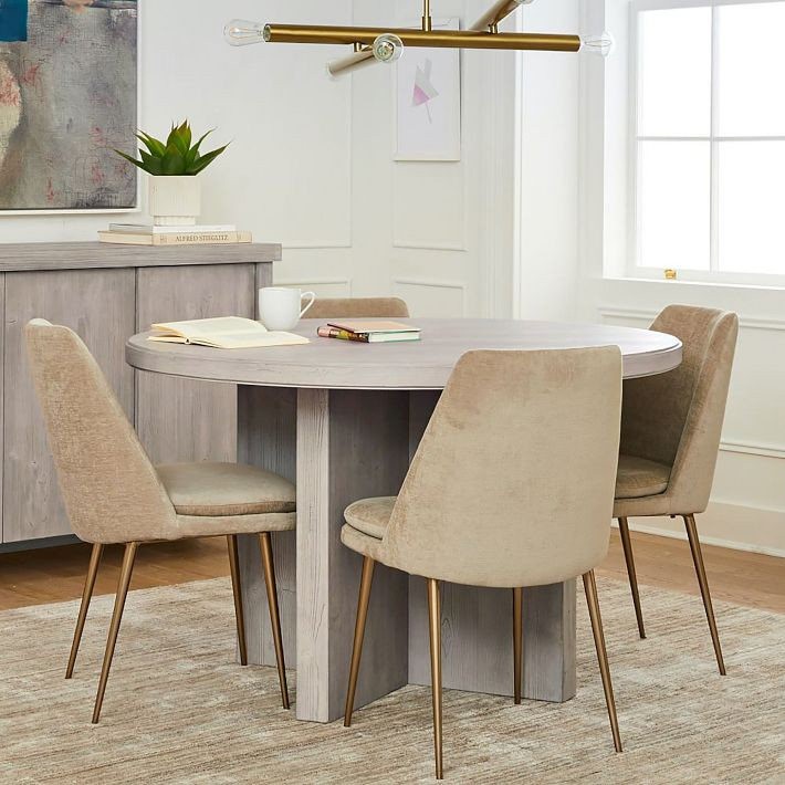 Santa Rosa Round Dining Table (48") | West Elm (US)