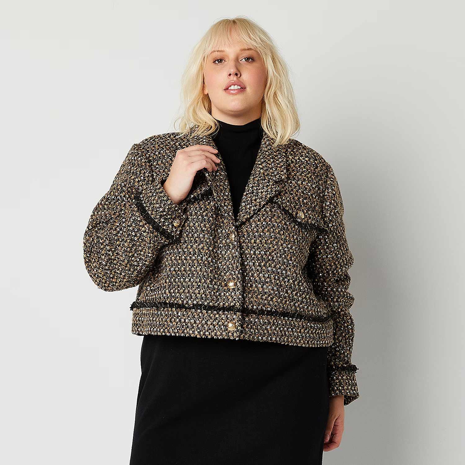 new!Worthington X Jason Bolden Womens Plus Suit Jacket | JCPenney