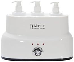 Master Massage Three Bottles Oil, Lotion, Cream Warmer Heater Salon Spa Body Therapy, White | Amazon (US)