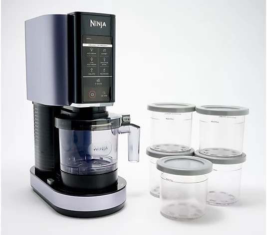 Ninja CREAMi 7-in-1 Frozen Treat Maker w/ Extra Pints - QVC.com | QVC