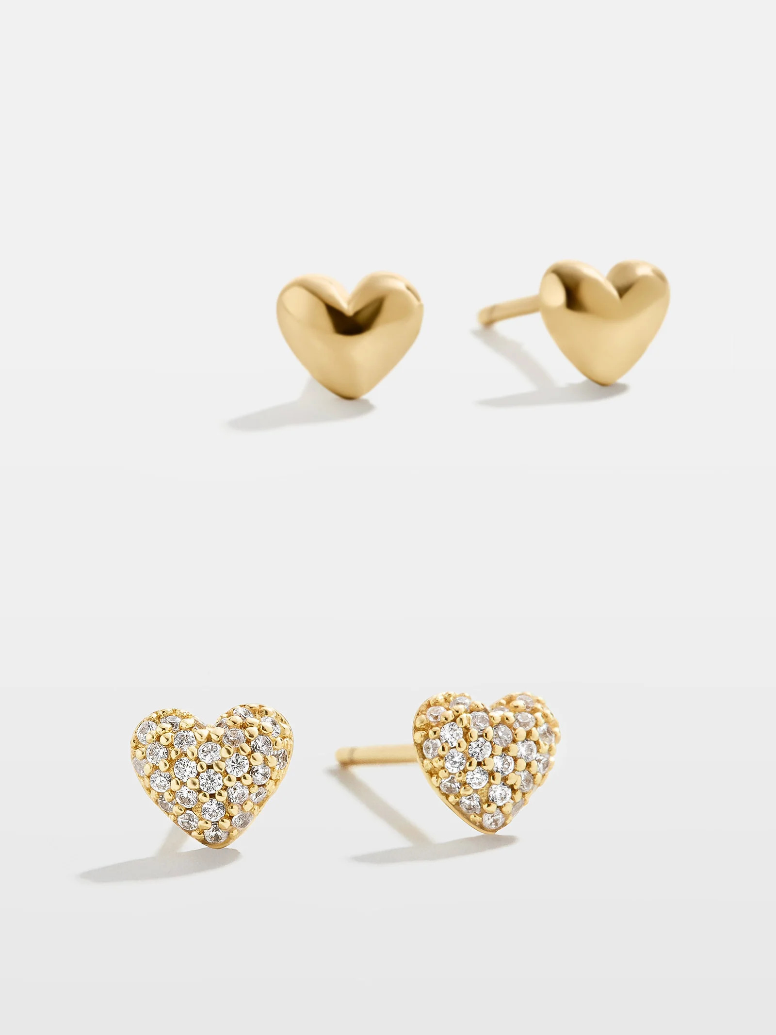 Adrianna 18K Gold Earrings - Clear | BaubleBar (US)