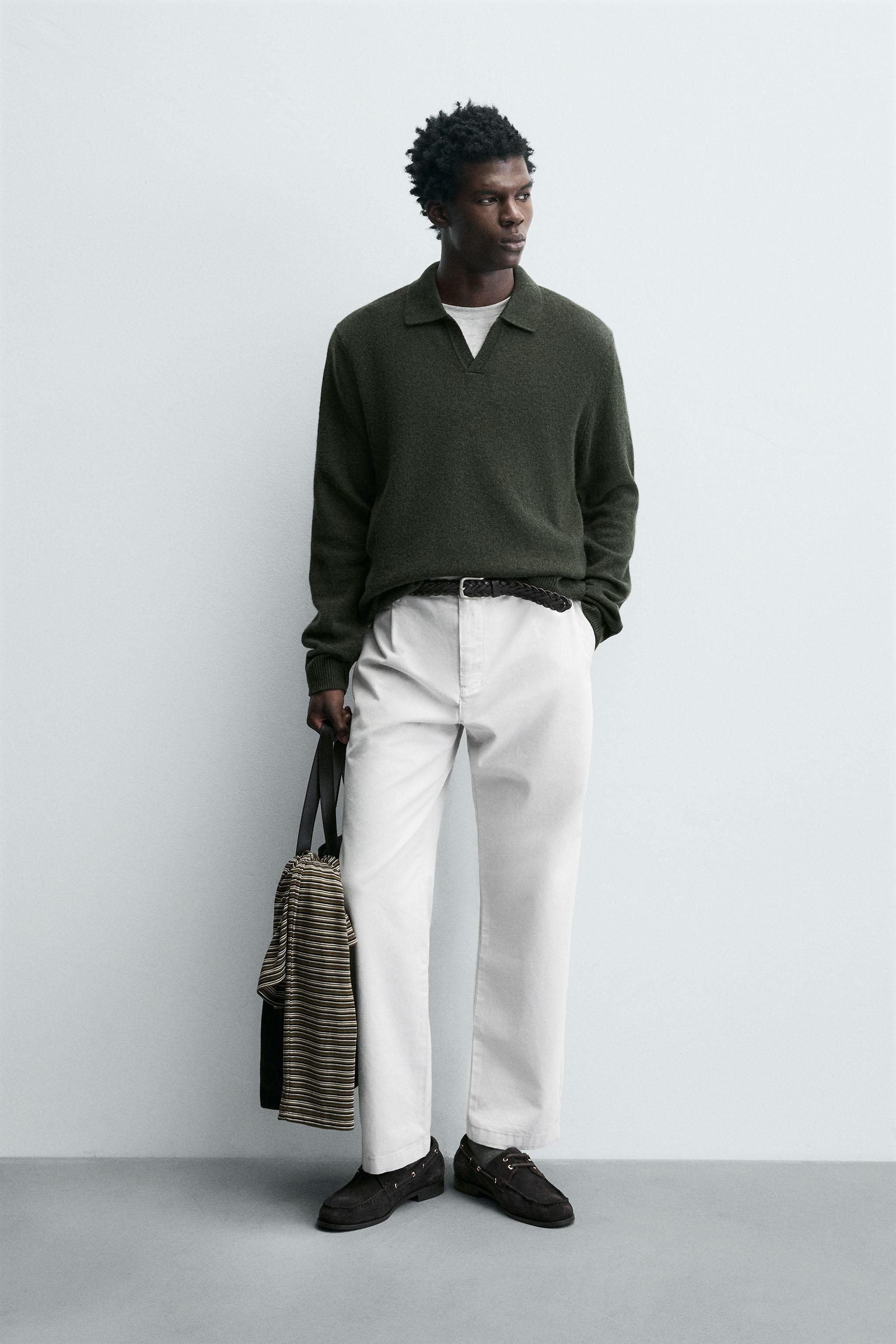 WOOL KNIT POLO SHIRT | Zara US