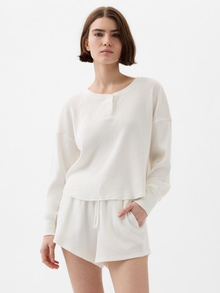 Waffle PJ Henley Shirt | Gap (US)