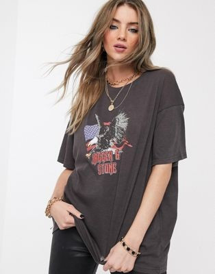 Jagger & Stone oversized t-shirt with vintage eagle print | ASOS (Global)