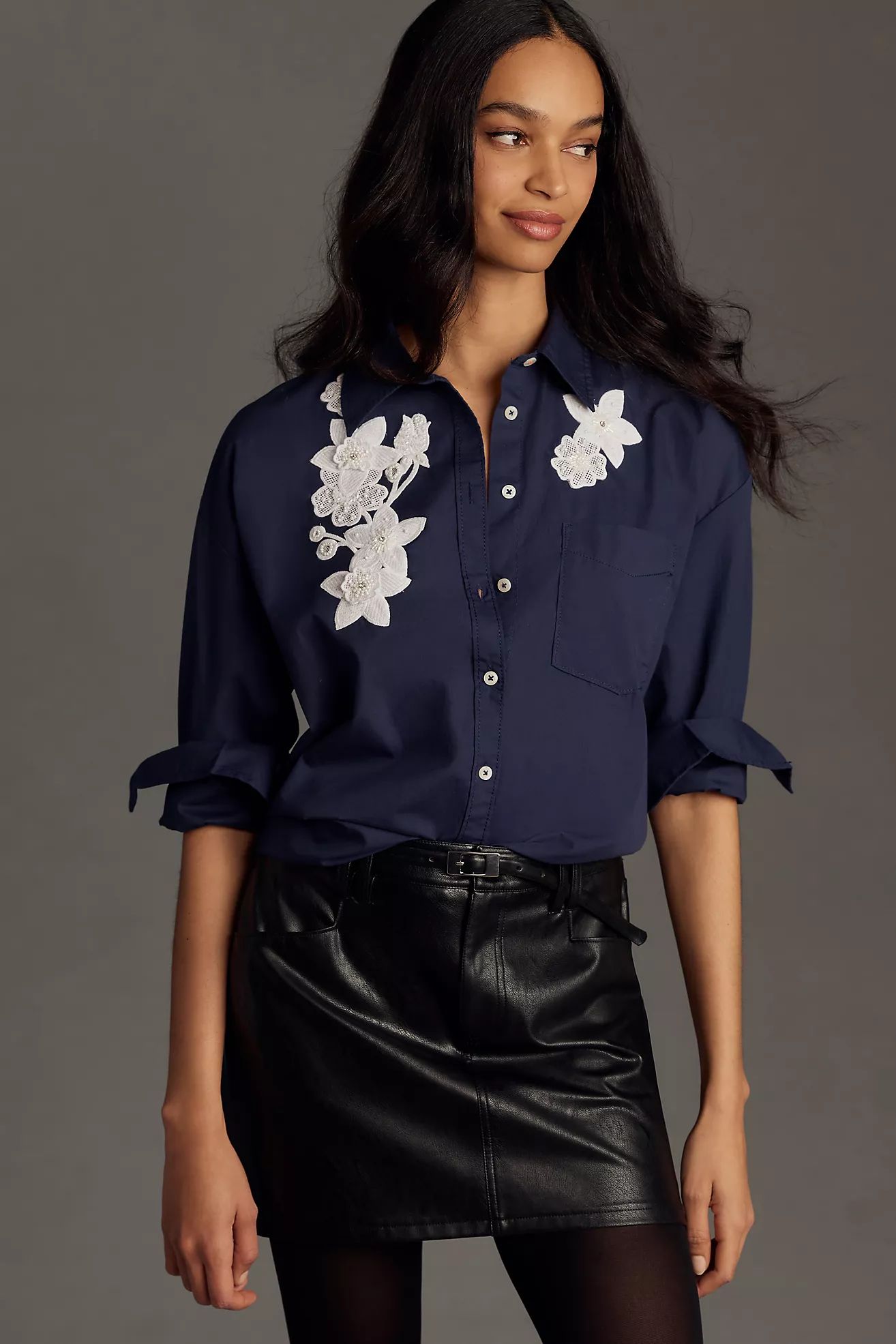 The Bennet Buttondown Shirt by Maeve | Anthropologie (US)