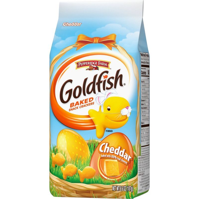 Pepperidge Farm Goldfish Cheddar Spring Colors Baked Snack Crackers - 6.6oz | Target