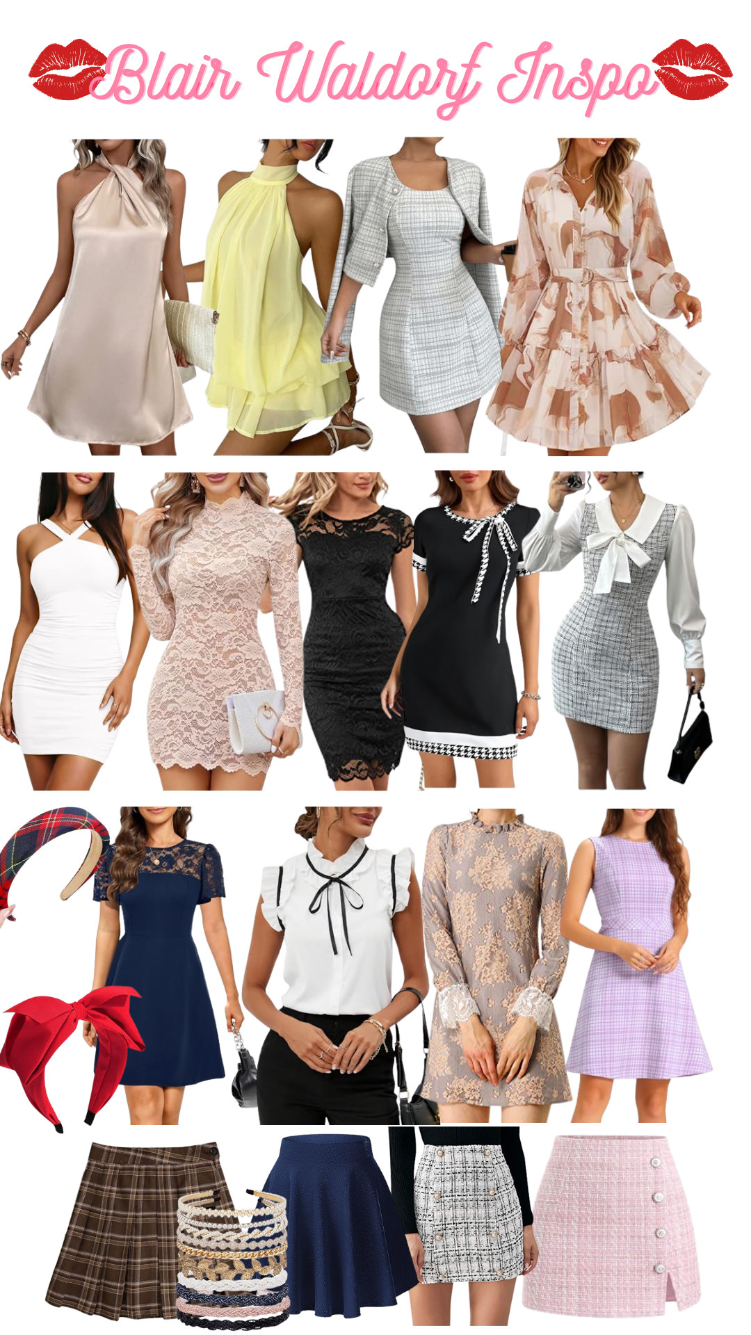 Blair Waldorf inspired Amazon outfits #amazonfinds #amazon #gossipgirl #balirwaldorf 

 #LTKootd #LTKWorkwear #LTKWedding