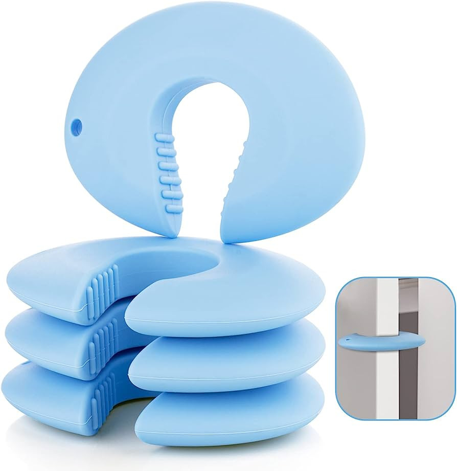 Roeoi Baby Safety Silicone Finger Pinch Guard (4 Pack) with Hook (4 Pack). Door Pinch Guard Preve... | Amazon (US)