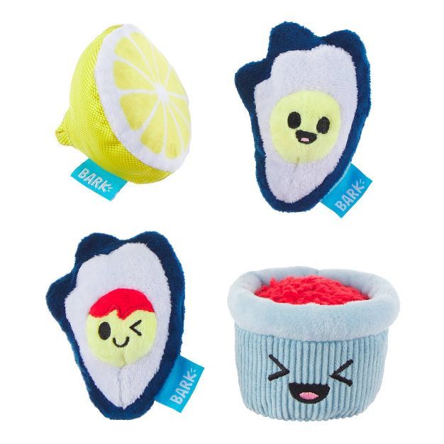 BARK Shuck n Chuck Toysters Dog Toy Set - 4ct | Target