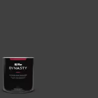 1 qt. #HDC-MD-04 Totally Black Matte Interior Stain-Blocking Paint and Primer | The Home Depot