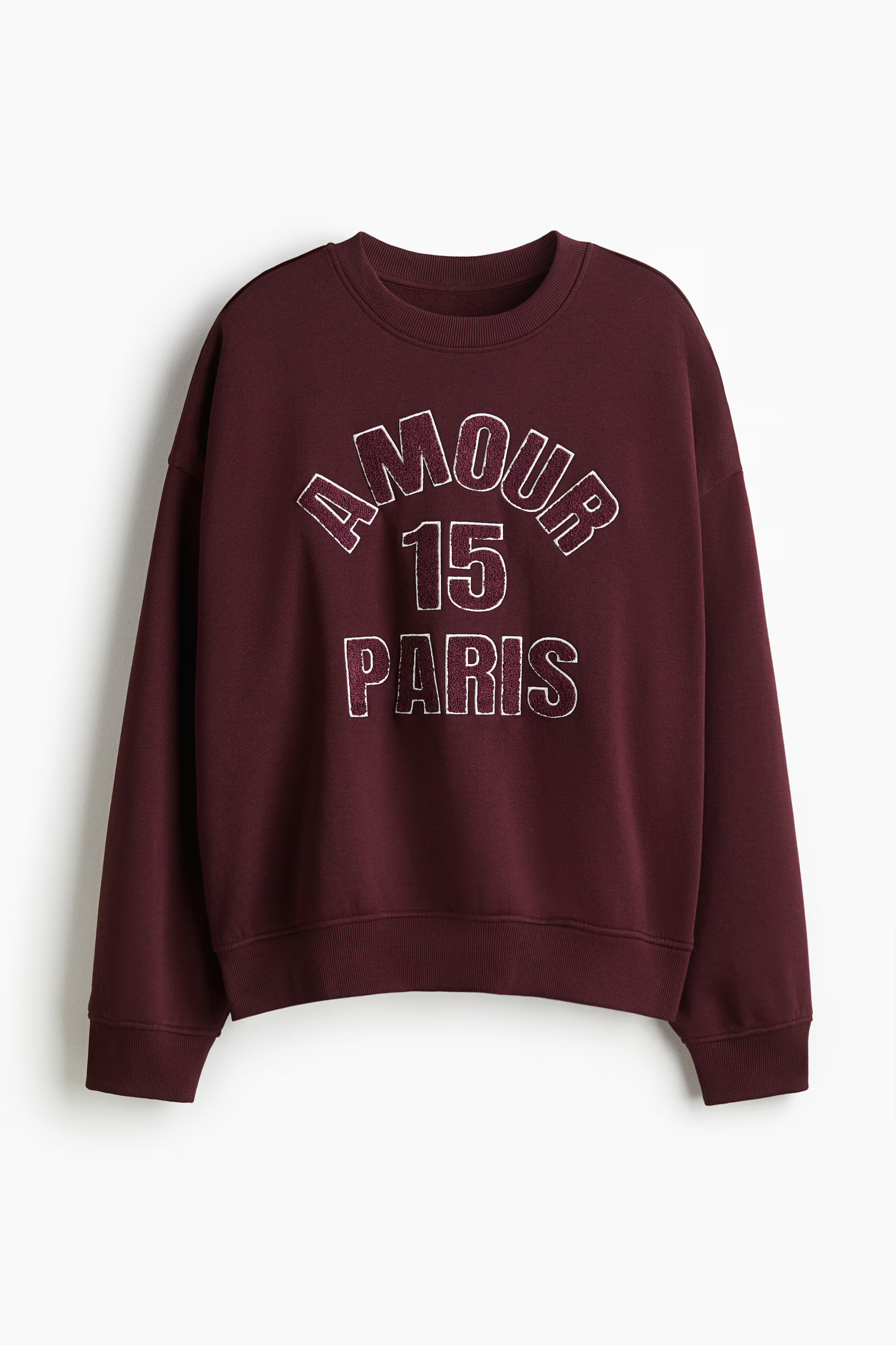 Motif-detail sweatshirt | H&M (UK, MY, IN, SG, PH, TW, HK)