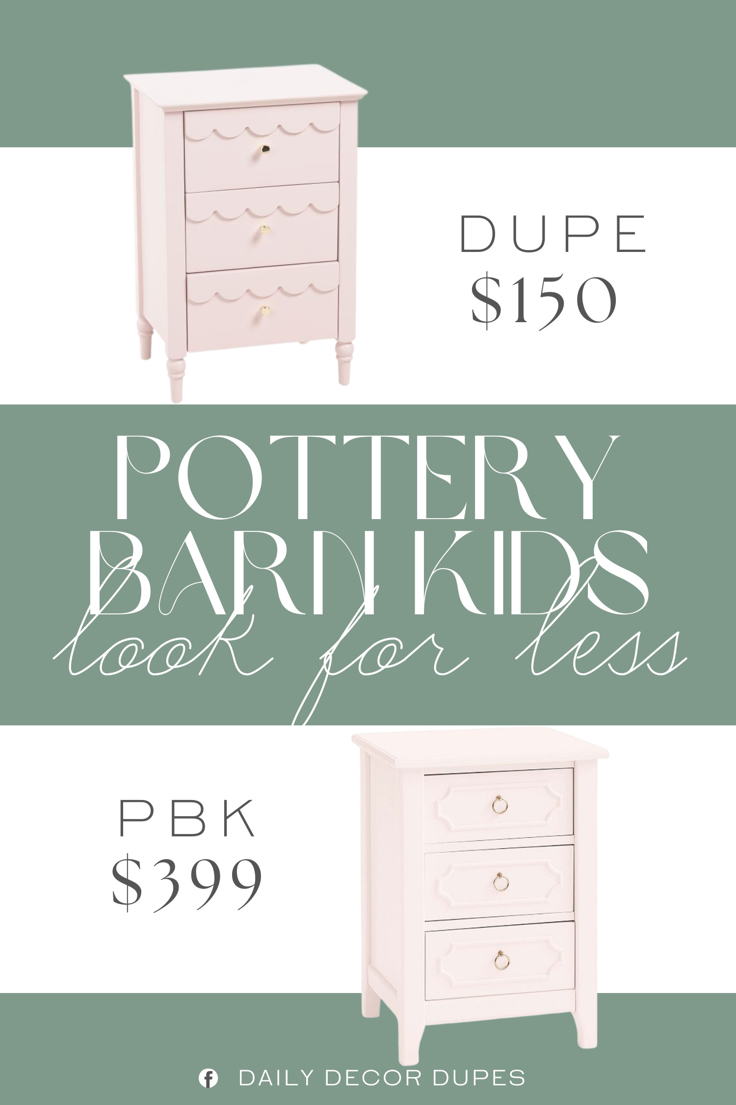 Inspired by Pottery Barn Kids Nightstand. Scalloped Bedroom Nightstand. Decorative Drawer Nightstand. Minimalist Bedroom Storage. Playful Modern Kids Nightstand. Modern Bedside Table. Mid-Century Modern Bedside Table. 

Home more affordable option find copy cat similar look for less budget friendly affordable cheap cheaper beautiful pretty. Clearance sale coupon code discount code promo code luxury lookalike look a like Inspo inspiration inspired by idea ideas Love like these? I share multiple every day in my FB group.
#potterybarninspired #nightstand #bedsidetable #bedroomstorage #kidsbedroom #girlsbedroom #furniturefinds #accenttable #woodfurniture 

 #LTKHome
