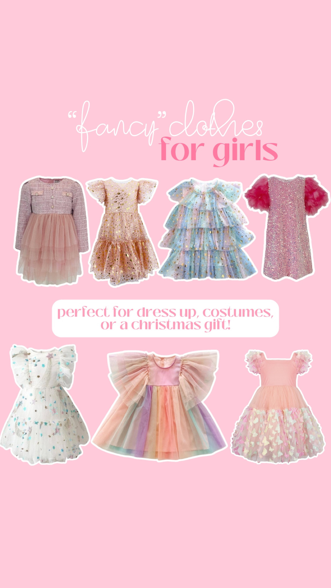 “Fancy” clothes for girls! 👑🦄💕🪩✨

Dress up | Toddler Gifts | Gift Ideas | Girl Costumes | Toddler Dresses

#LTKSeasonal #LTKGiftGuide #LTKHalloween