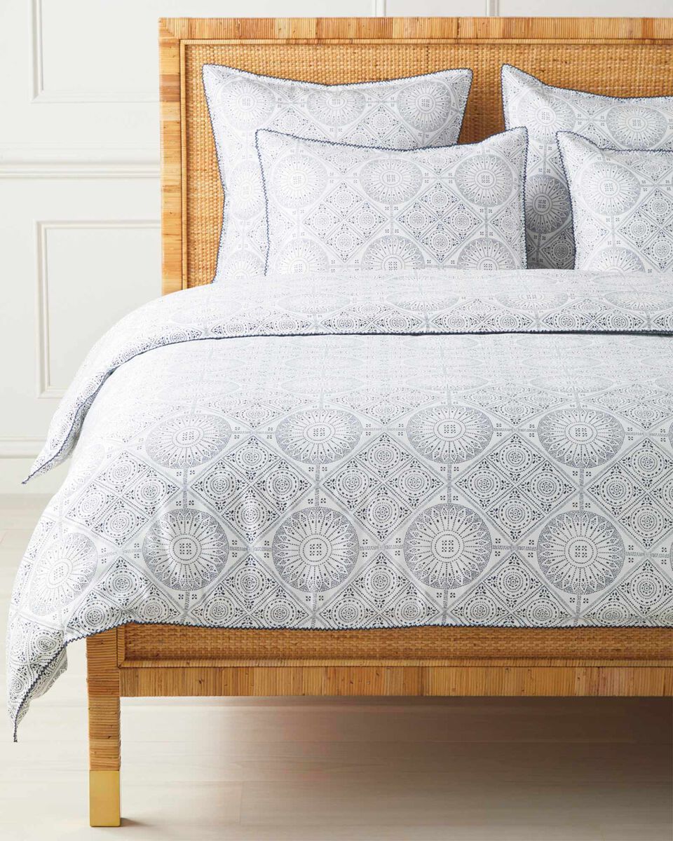 Porto Sateen Duvet Cover | Serena and Lily