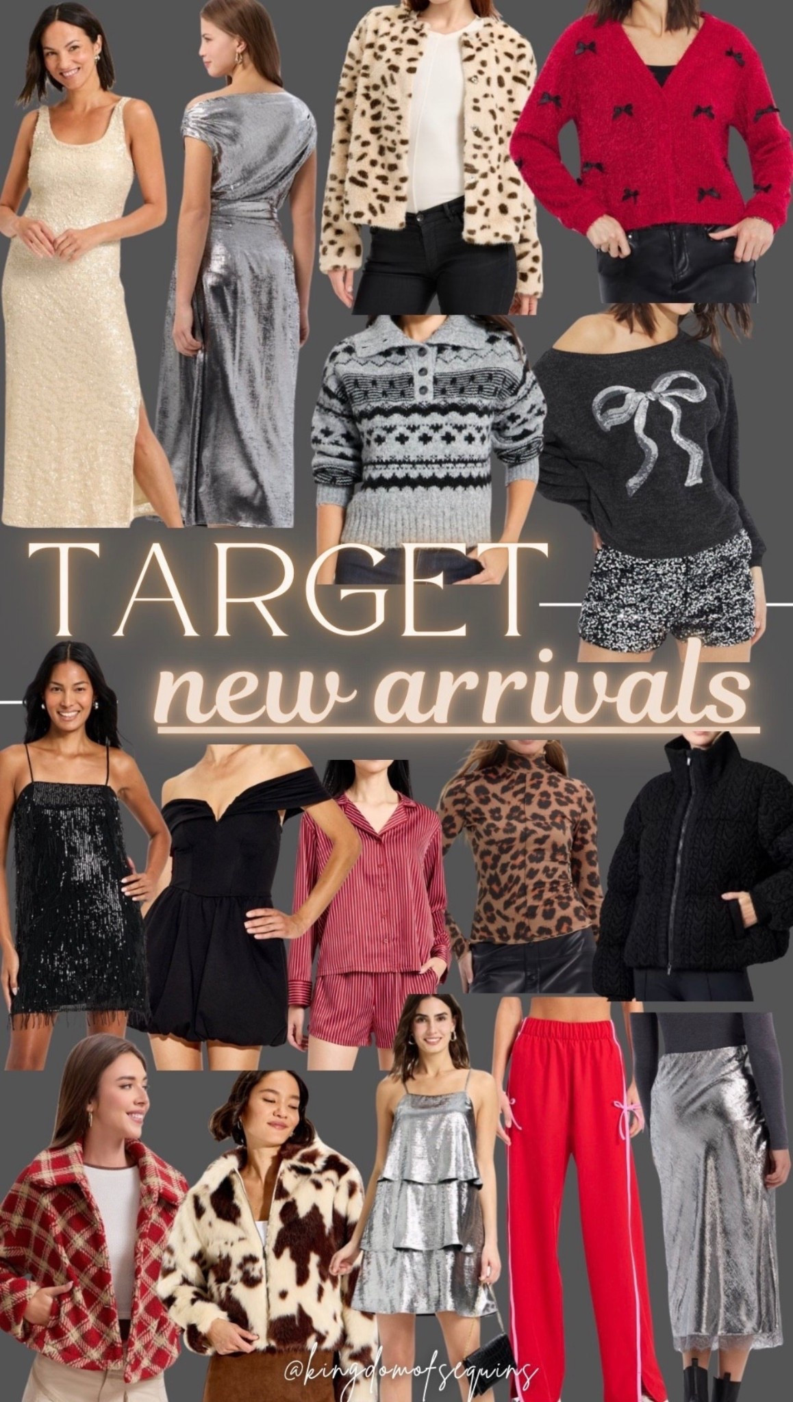 Target new arrivals for holiday 