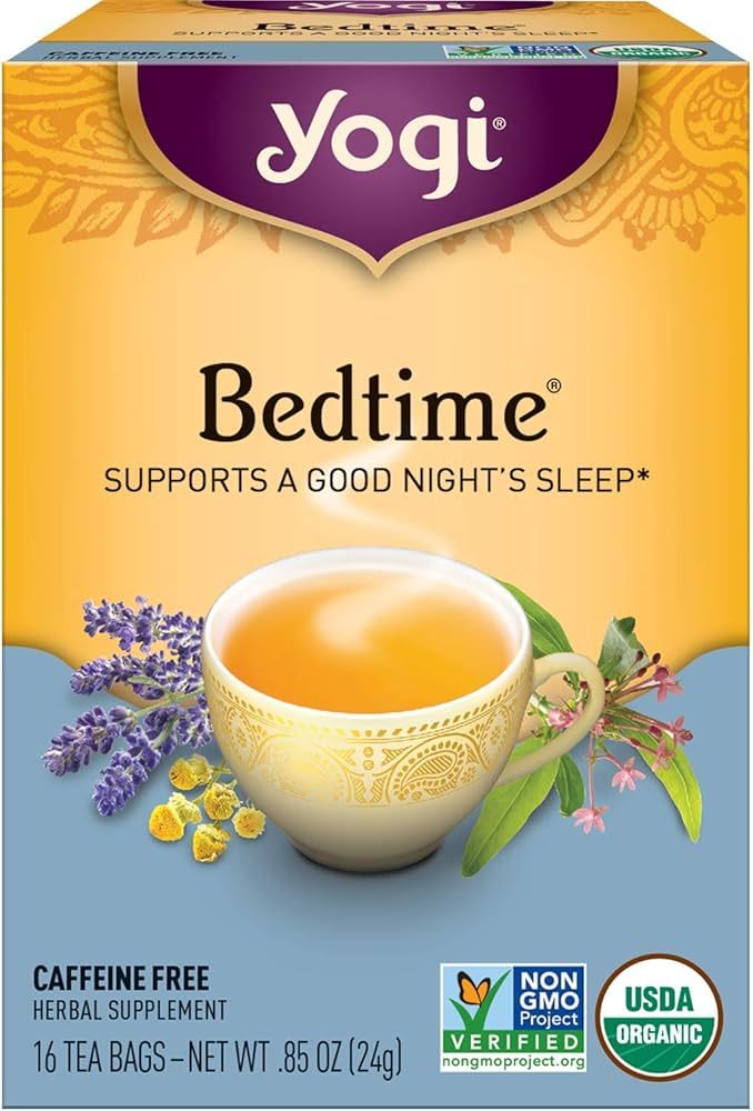 Yogi Tea - Bedtime (6 Pack) - Supports a Good Night’s Sleep - Tea with Passionflower, Chamomile... | Amazon (US)