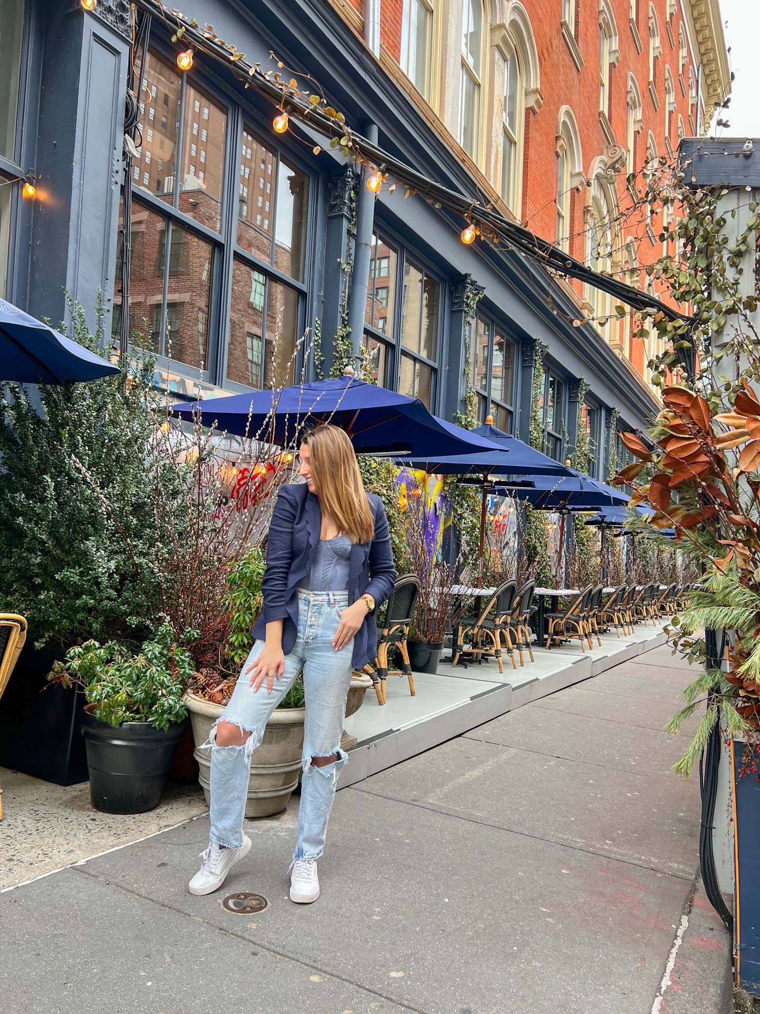 Sunday in Soho ✨🫶🏻
.
.
.
.
.
My corset top comes in 8 colors!
#Fashion #nyc #urbanoutfitters #blazer #corset #Abercrombie #sundayvibes #weekend #weekendfit

#LTKunder100 #LTKfit #LTKstyletip
