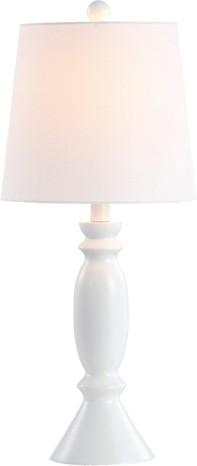 SAFAVIEH Lighting Collection Kian Modern Contemporary Farmhouse White 24-inch Bedroom Living Room... | Amazon (US)