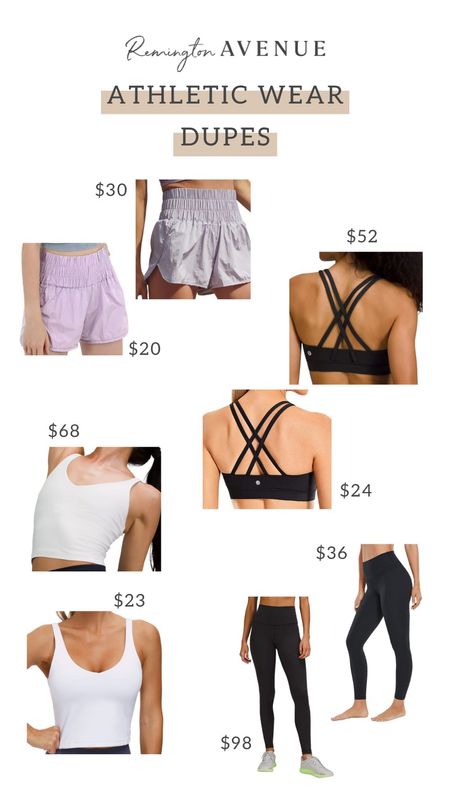 I love active wear so much, but I know how the price can add up just for one outfit! Here are some dupes for some of my favorite pieces!!

#Lululemondupe #FreePeopledupe

#LTKfit