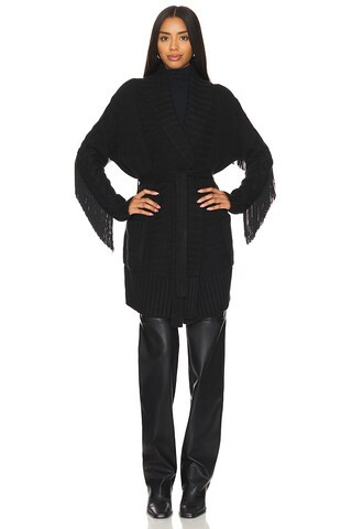 Understated Leather Midi Rodeo Robe in Black from Revolve.com | Revolve Clothing (Global)