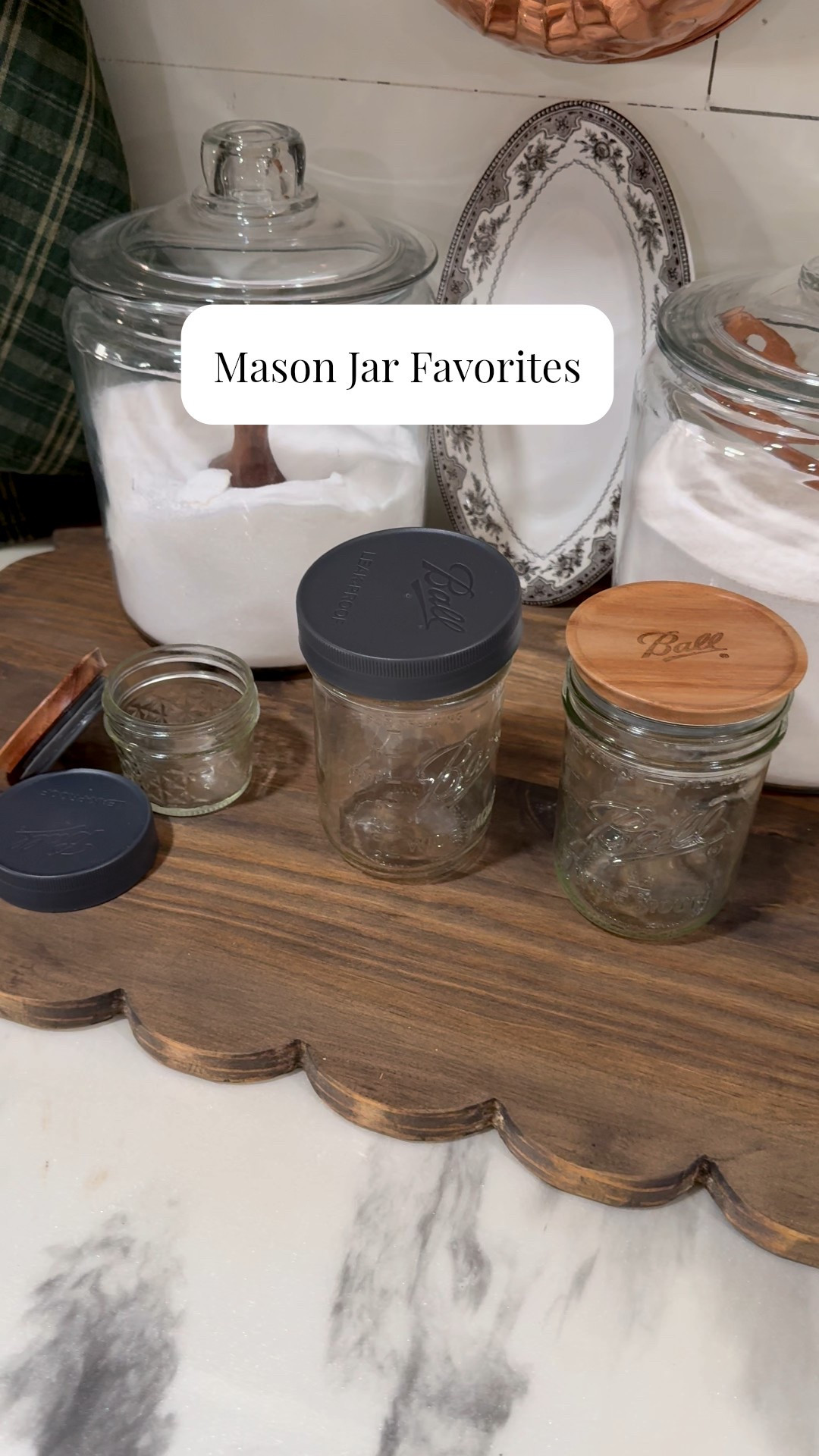 Mason Jar Favorites ♥️ #masonjars #canning #homemade 