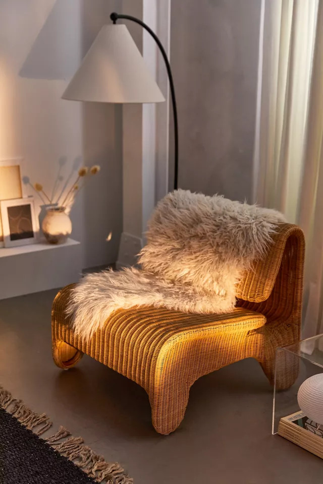 Marley Wicker Chair | Urban Outfitters (US and RoW)